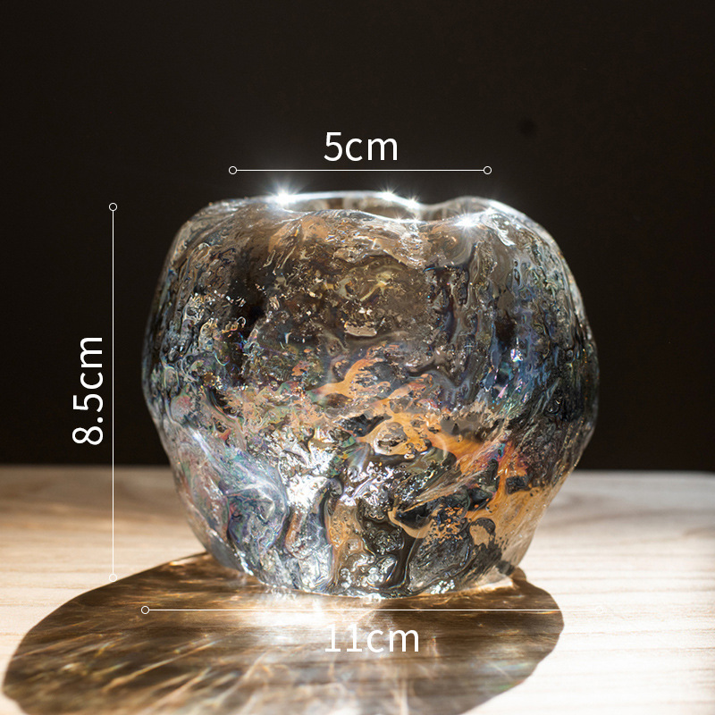 Clear Glass Tealight Holder – Elegant Candle Holder for Soft and Cosy Lighting
