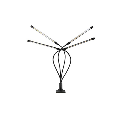Indoor Plant Grow Light with 4 Adjustable Arms - Dimmable LED for Optimal Plant Growth