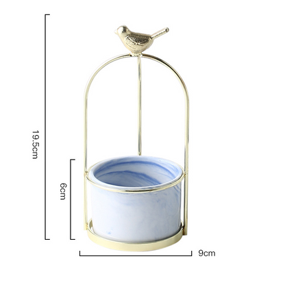 Decorative Bird-Themed Flower Pots for Elegant Home and Garden Display