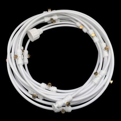 Garden Spray Irrigation System - Hose with Adjustable Nozzles for Cooling and Refreshing