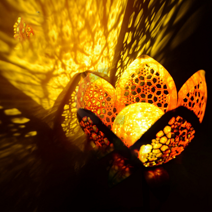 Solar LED Lotus Flower Garden Light – Decorative Outdoor Lighting for Yard and Patio