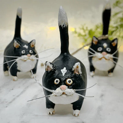 Handcrafted Whimsical Cat Ornament