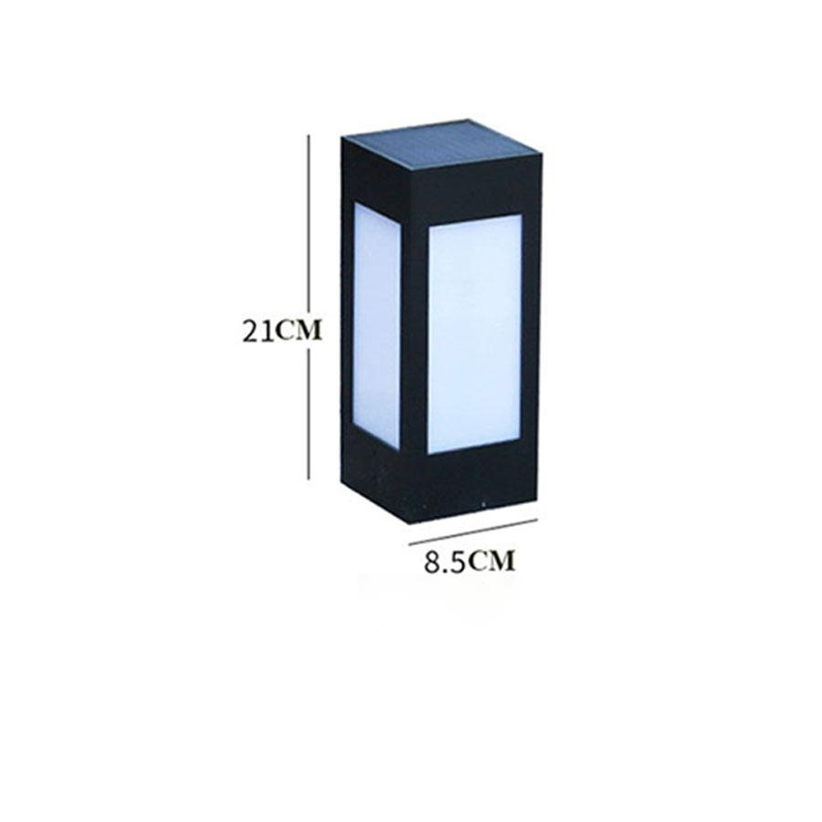 Solar LED Square Garden Lantern – Decorative Outdoor Lighting for Pathways and Patios