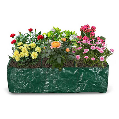Multi-Compartment Planting Bag - Durable Garden Organizer for Herbs and Plants