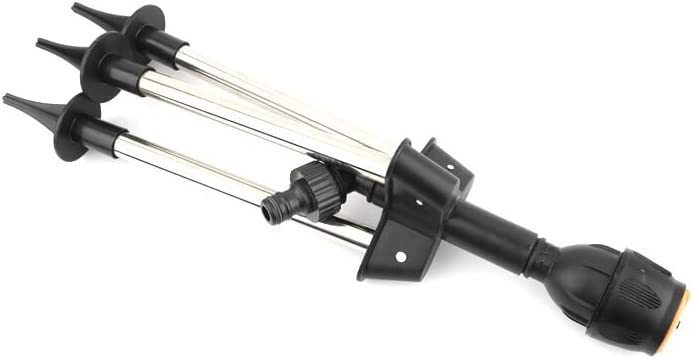 Automatic Rotating Garden Sprinkler with Adjustable Tripod - Efficient Lawn Watering System