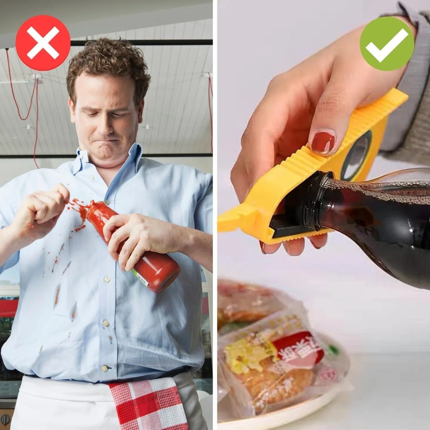Comfortable Bottle Opener with Easy-Grip Handle