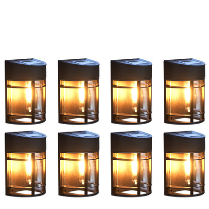 Weatherproof LED Outdoor Wall Light – Glass and Grille Design for Patio & Balcony