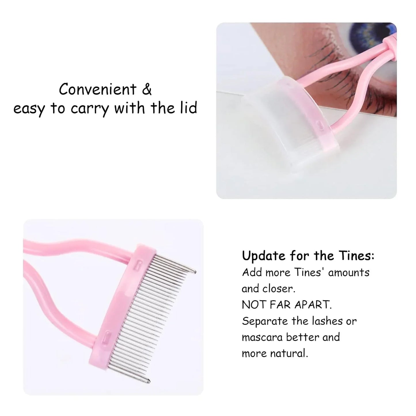 Professional Lash Separator Comb For Flawless Clump-Free Lashes