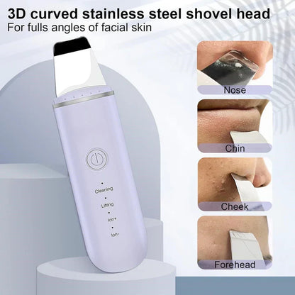 Ultrasonic Facial Skin Scrubber