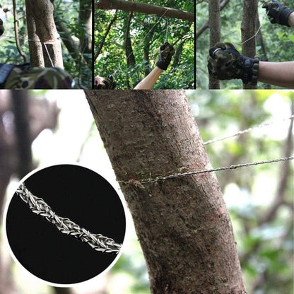 Compact Outdoor Wire Saw – Portable Tool for Gardening and Wilderness Adventures