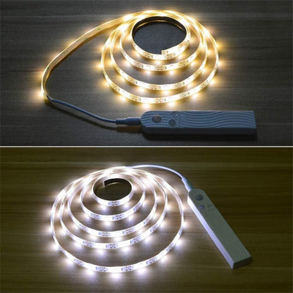 Flexible LED Light Strip with Remote – 2 Meter Decorative Lighting for Shelves and Cabinets