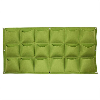 Wall-Mounted Felt Garden Planter – 3D Non-Woven Vertical Hanging Plant Bag