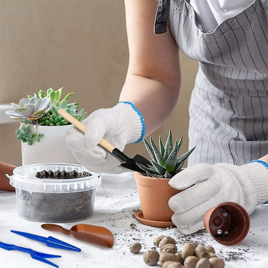 Mini Gardening Tool Kit for Succulents with Watering Bottle and Accessories