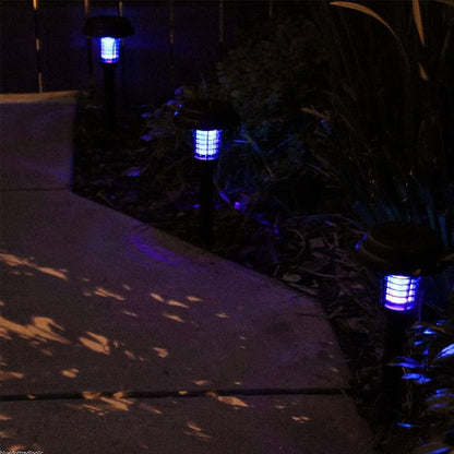 Solar Mosquito Killer Lamp with LED Light – Waterproof Insect Trap and UV Mosquito Repellent for Garden