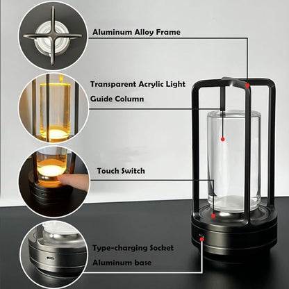 Vintage Retro Metal Table Lamp