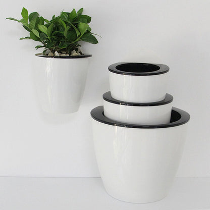 Self-Watering Wall-Mounted Plant Pot – Modern Hanging Planter for Easy Care