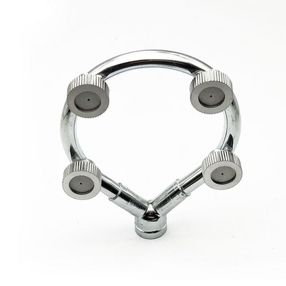 High-Pressure Stainless Steel Multi-Nozzle Sprayer - Efficient Garden Irrigation Attachment