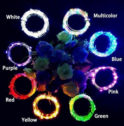 LED Bottle Lights – Decorative Wire Fairy Lights for Creative DIY Projects and Lighting