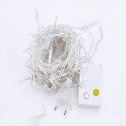 LED Starry Sky Icicle Lights – Decorative Fairy Light Curtains for Christmas and Outdoor Spaces