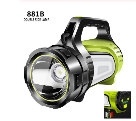 LED Dual-Sided Torch – Waterproof Work Lamp for Outdoor Activities and Emergencies