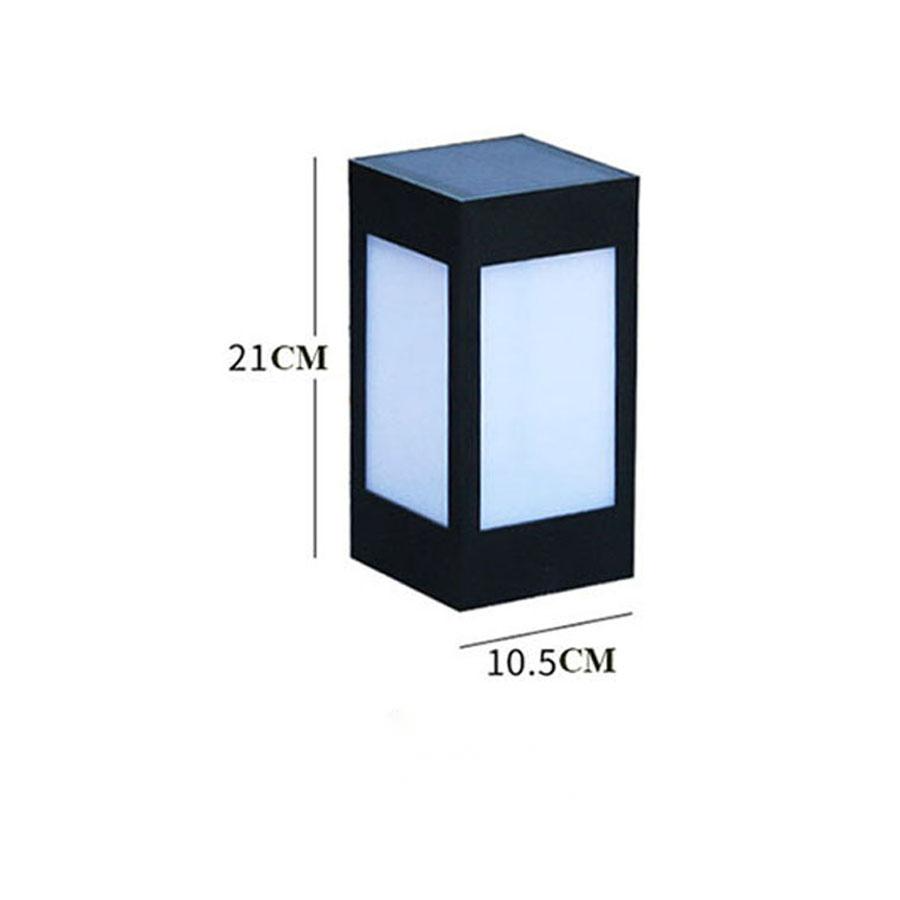 Solar LED Square Garden Lantern – Decorative Outdoor Lighting for Pathways and Patios