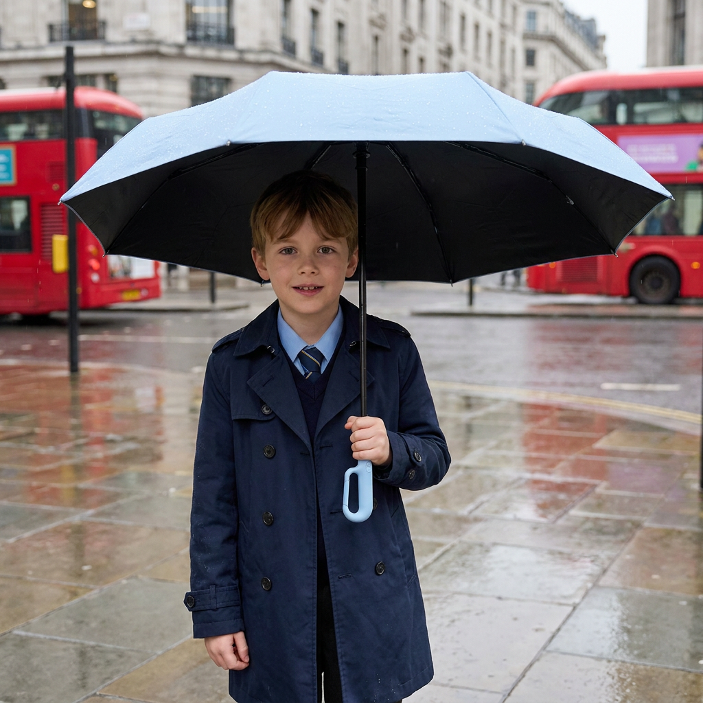 Premium Automatic Folding Umbrella for Sun & Rain – Compact & Windproof
