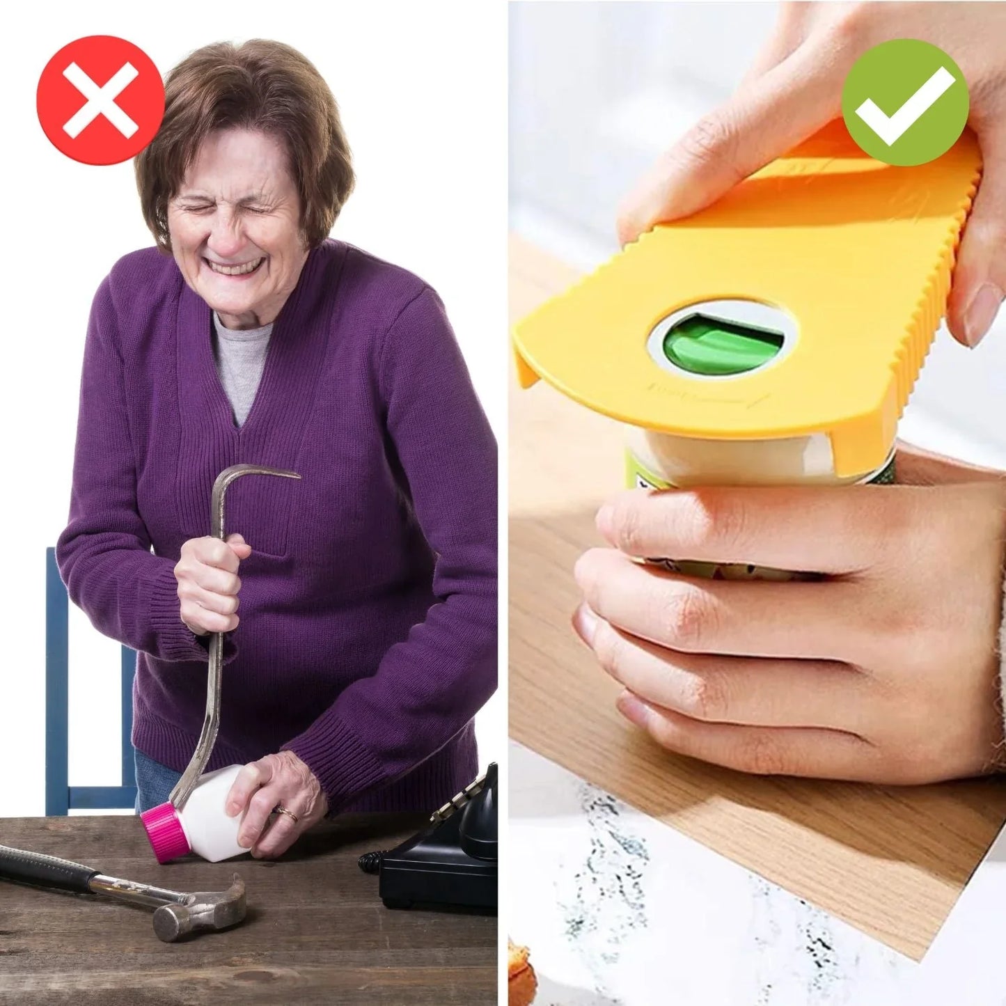 Comfortable Bottle Opener with Easy-Grip Handle