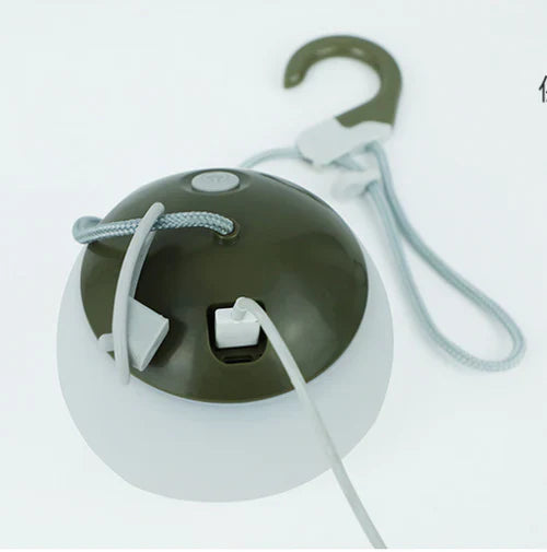 Retro LED Hanging Camping Lamp – USB Rechargeable Light