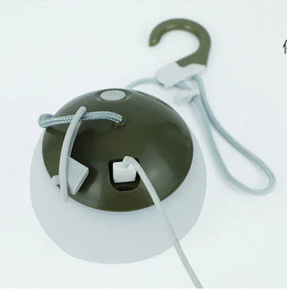 Retro LED Hanging Camping Lamp – USB Rechargeable Light