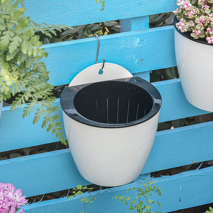 Self-Watering Wall-Mounted Plant Pot – Modern Hanging Planter for Easy Care