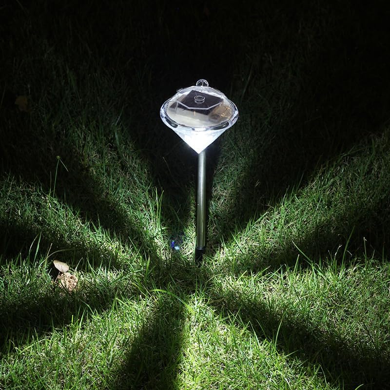 Diamond-Shaped Solar LED Garden Light – Outdoor Decorative Lamp for Illumination and Landscaping