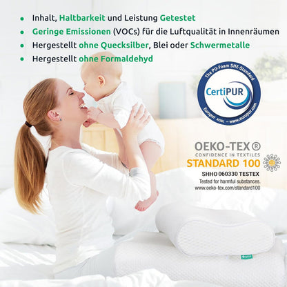 Ergonomic Memory Foam Neck Pillow for Optimal Support