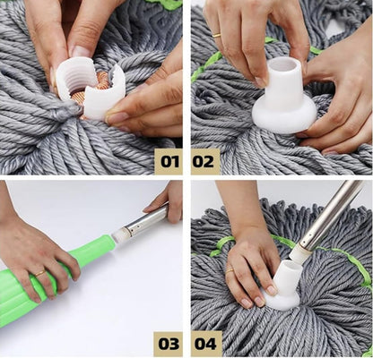 Hands-Free Self-Wringing Mop
