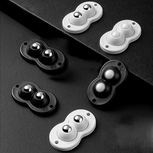 Self-Adhesive Universal Caster Wheels (4-Pack)