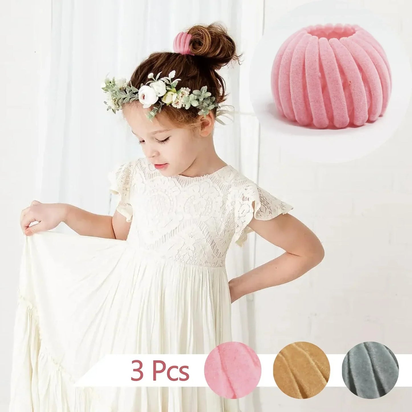 Chic Velvet Hair Clips – Set of 3