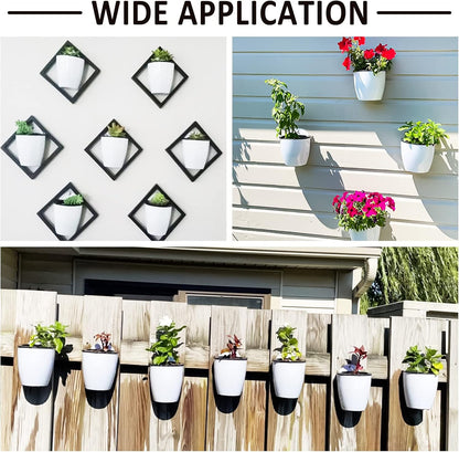 Self-Watering Wall-Mounted Plant Pot – Modern Hanging Planter for Easy Care
