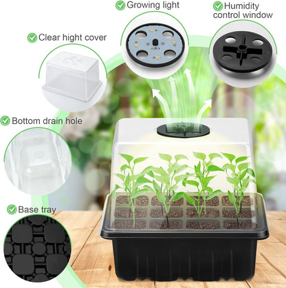 Plant Cultivation Kit with Grow Light - Complete Set for Thriving Indoor Plants