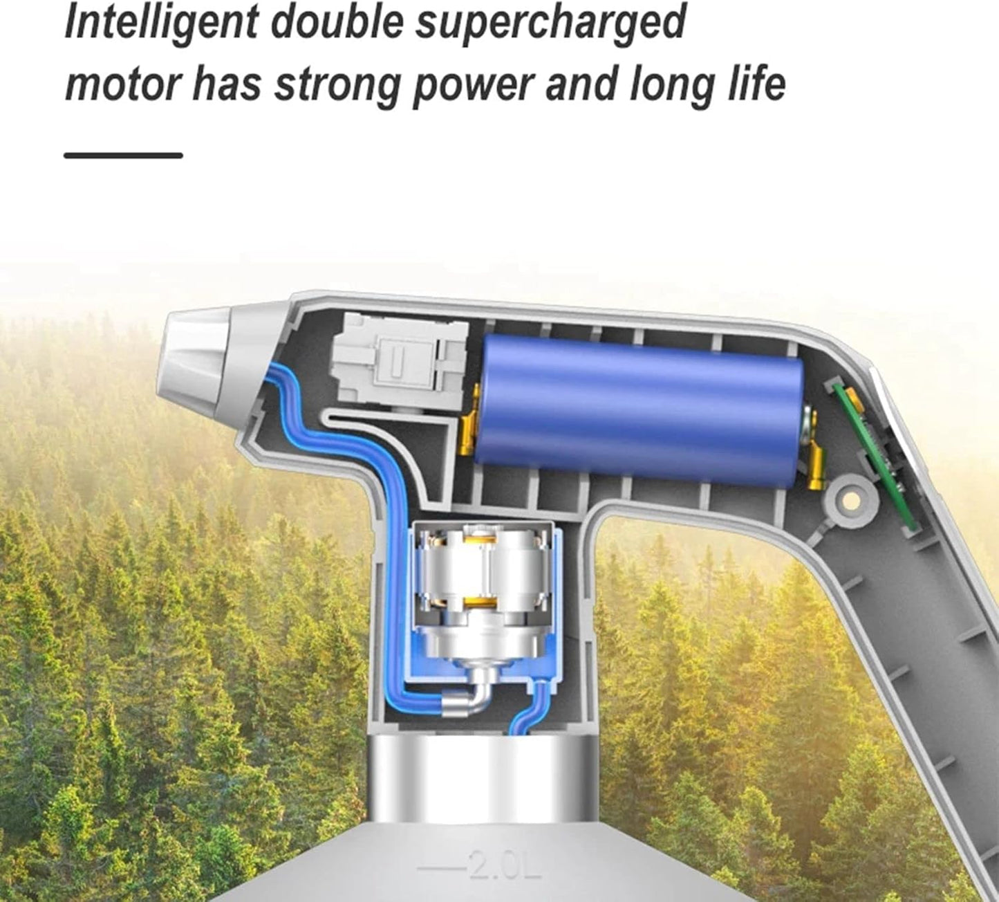 Electric Plant Watering Bottle – Automatic Spray Can with Ergonomic Handle