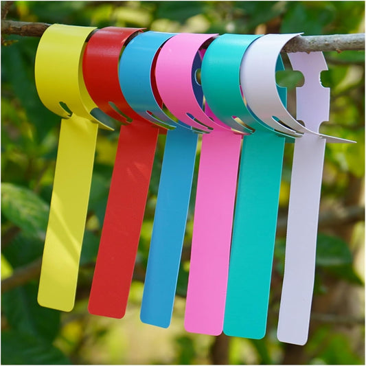 Reusable Garden Plant Tags – Durable Plastic Labels for Tree and Plant Marking