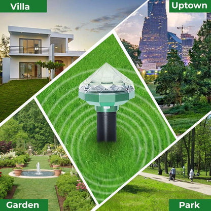 Solar-Powered Animal Repeller – Eco-Friendly Device for Garden & Yard Rodent Control