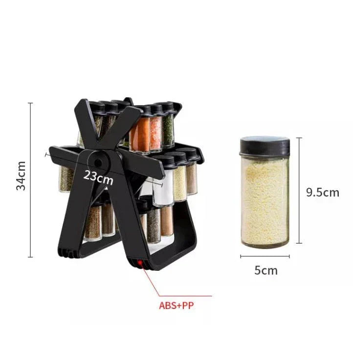 Rotating Spice Rack Organizer