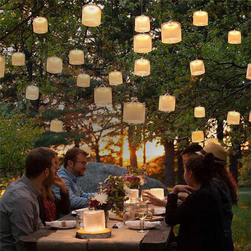 Solar-Powered Portable Garden Lamp – Foldable LED Outdoor Lighting for Yard and Patio
