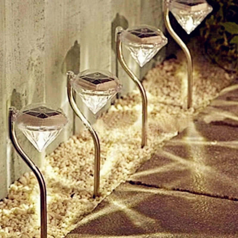 Diamond-Shaped Solar LED Garden Light – Outdoor Decorative Lamp for Illumination and Landscaping