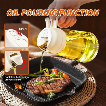 Premium 2-in-1 Oil Spray Bottle