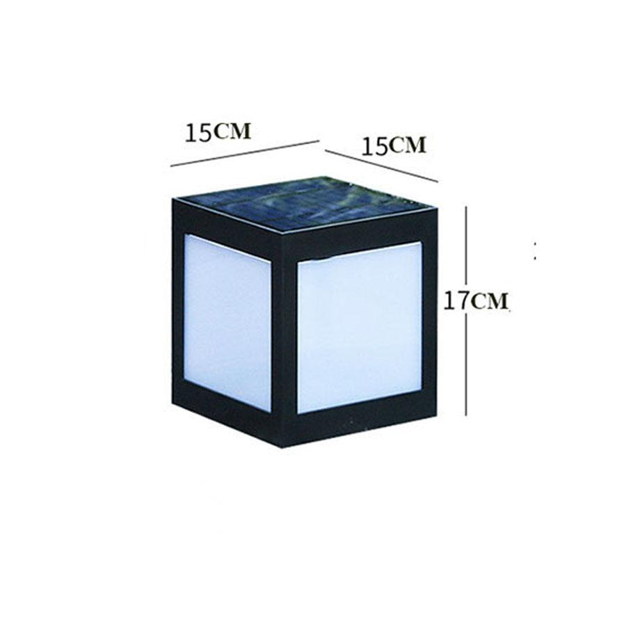 Solar LED Square Garden Lantern – Decorative Outdoor Lighting for Pathways and Patios