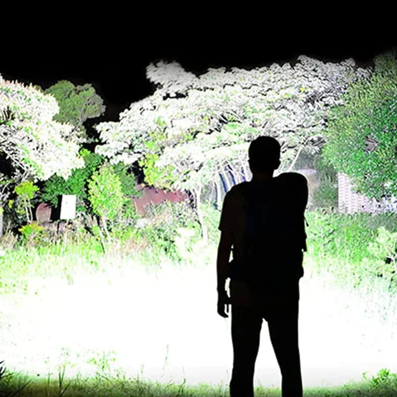 Tactical LED Flashlight with Power Bank