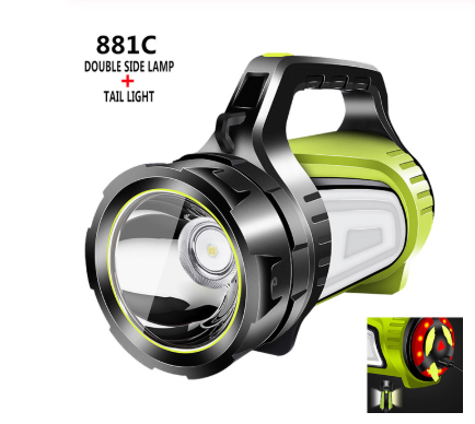 LED Dual-Sided Torch – Waterproof Work Lamp for Outdoor Activities and Emergencies