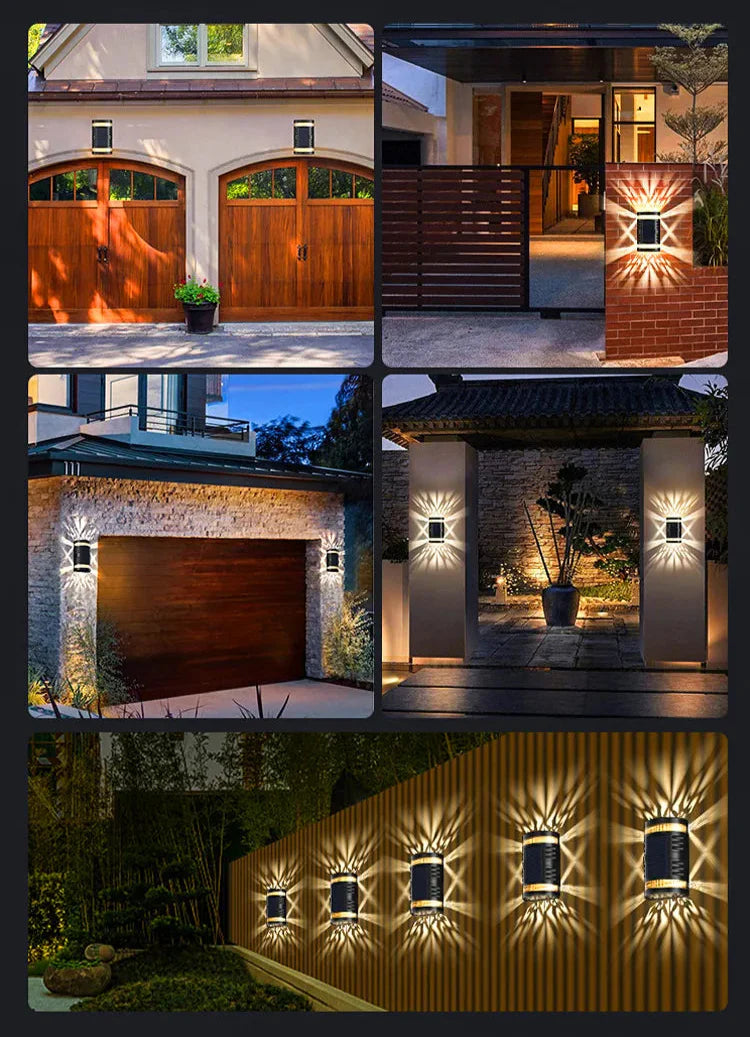 Solar Wall Light with Auto Light Detection – Outdoor Lamp with Smart Night Control