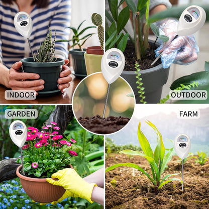 Digital Soil Moisture Meter – Accurate Water Level Tester for Plant Care and Gardening