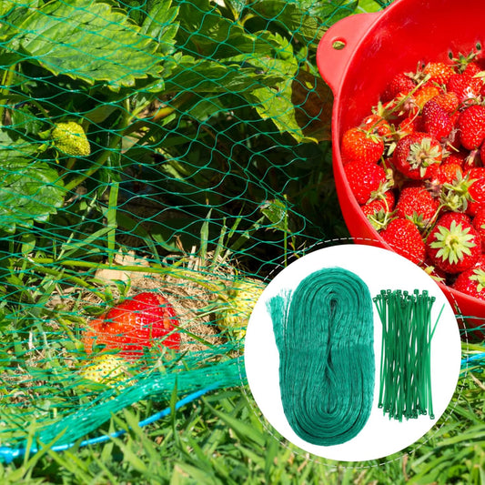 Garden Plant Protection Netting – Green Mesh to Shield Against Pests and Animals
